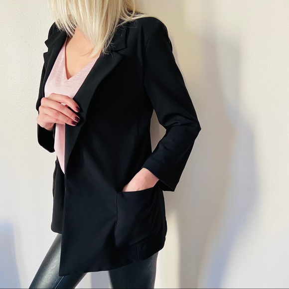Black label open front blazer - Picture 10 of 12